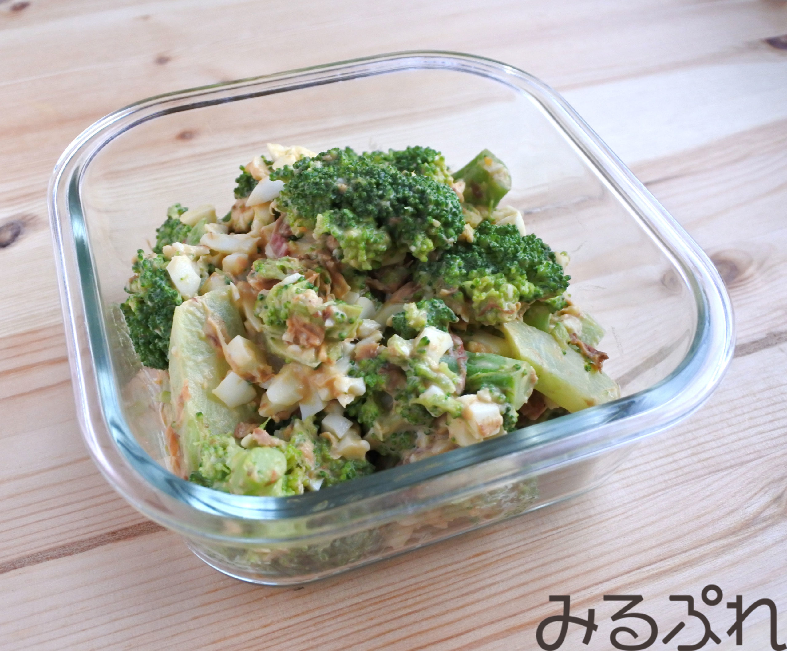 ブロッコリーと卵のオイマヨサラダ